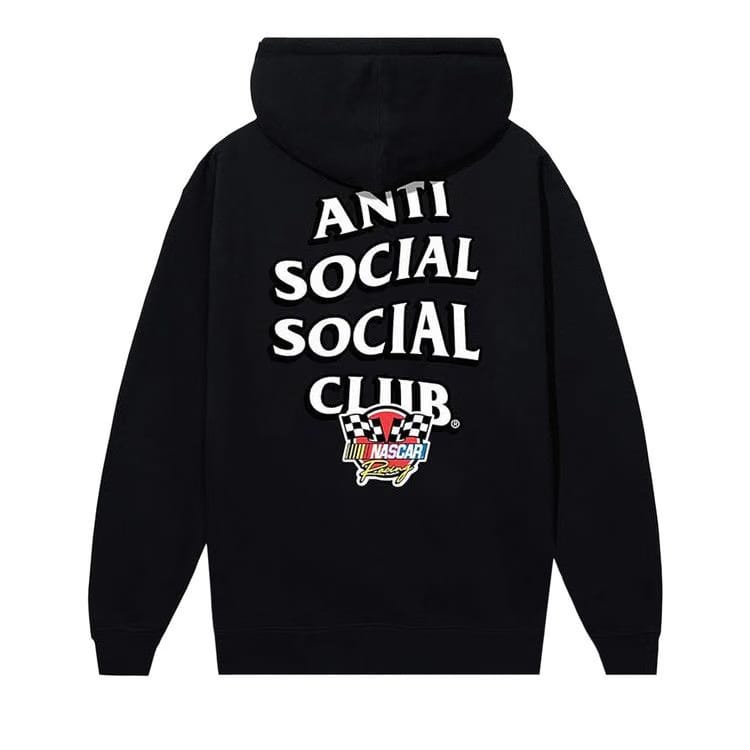 Anti Social Social Club x Nascar Motorsport Hoodie Black