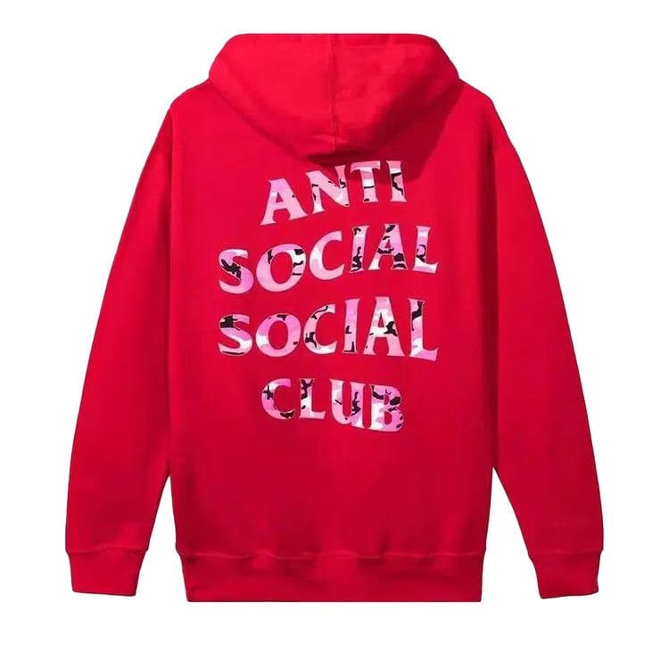 Anti Social Social Club Beverly Hooded Hoodie Red