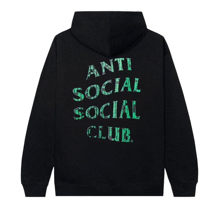 Anti Social Social Club Glitch Hoodie Black