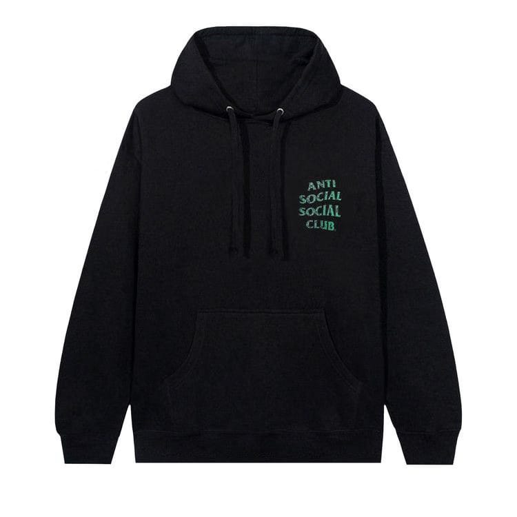 Anti Social Social Club Glitch Hoodie Black