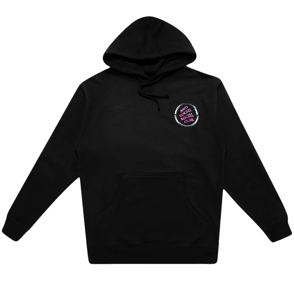Anti Social Social Club Brake Check Hoodie Black