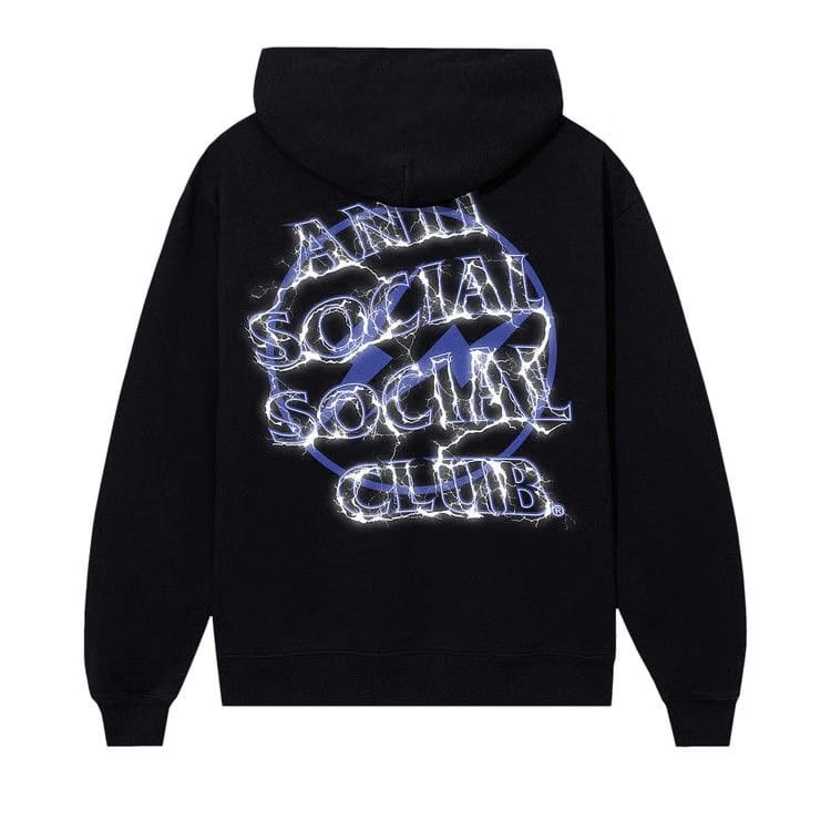 Anti Social Social Club x Fragment Design Bolt Hoodie Black/Navy