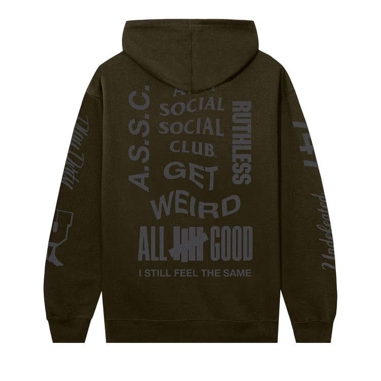 Anti Social Social Club x Undefeated Schizophrenia Hoodie Army