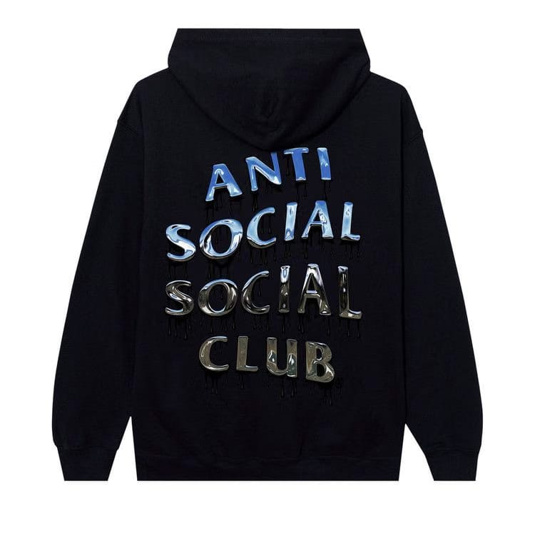 Anti Social Social Club Mind Melt Hoodie Black