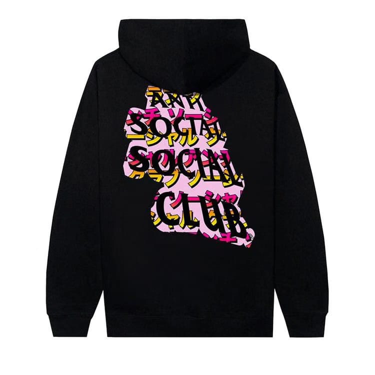Anti Social Social Club Twisted Quickness Hoodie Black