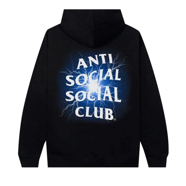 Anti Social Social Club Pain Glow In The Dark Hoodie Black