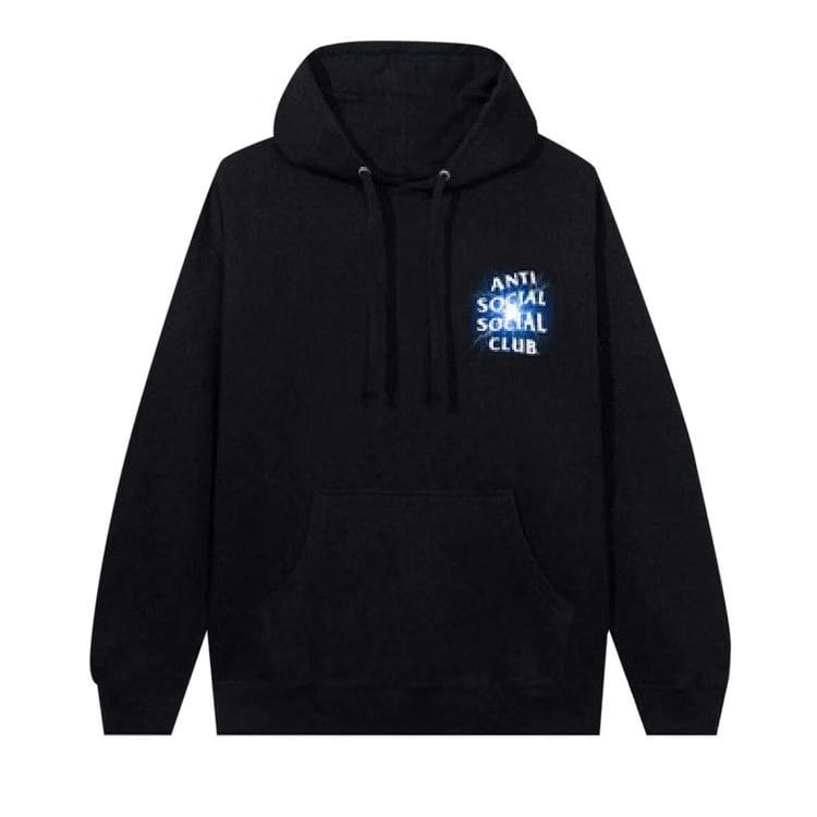 Anti Social Social Club Pain Glow In The Dark Hoodie Black