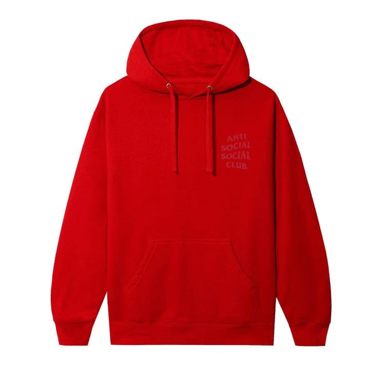 Anti Social Social Club Analogous Hoodie Red