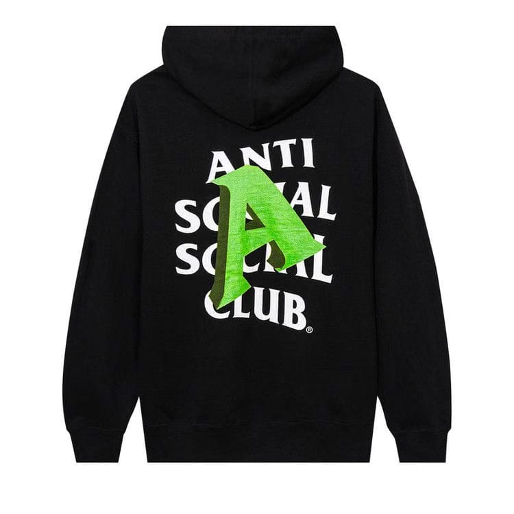 Anti Social Social Club A Is For Zip Hoodie Black