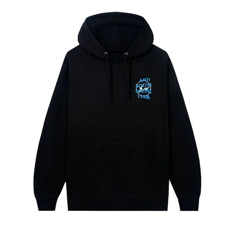 Anti Social Social Club Precious Petals Hoodie Black/Blue