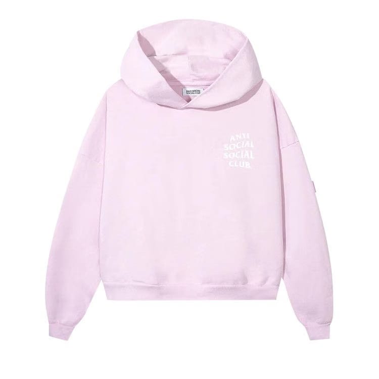 Anti Social Social Club Cozy Hoodie Pale Pink