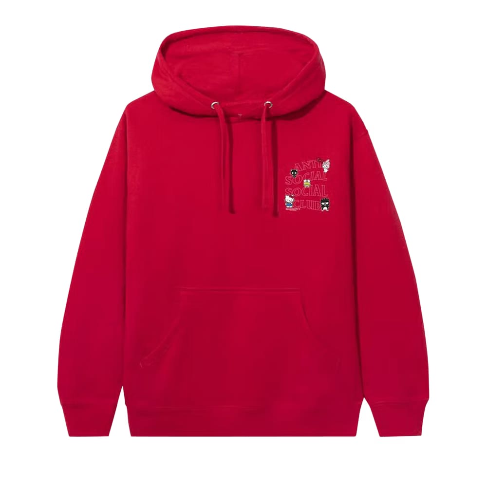 Anti Social Social Club x Hello Kitty And Friends Hoodie Red