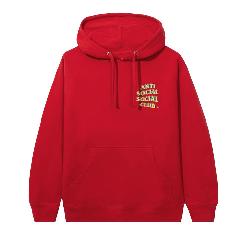 Anti Social Social Club Stir Crazy Hoodie Red