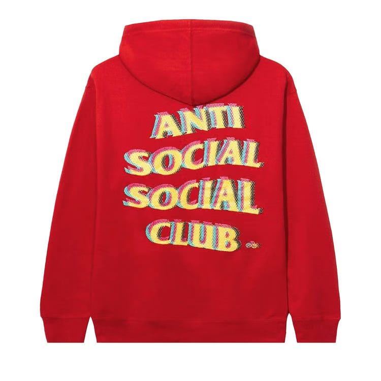 Anti Social Social Club Stir Crazy Hoodie Red