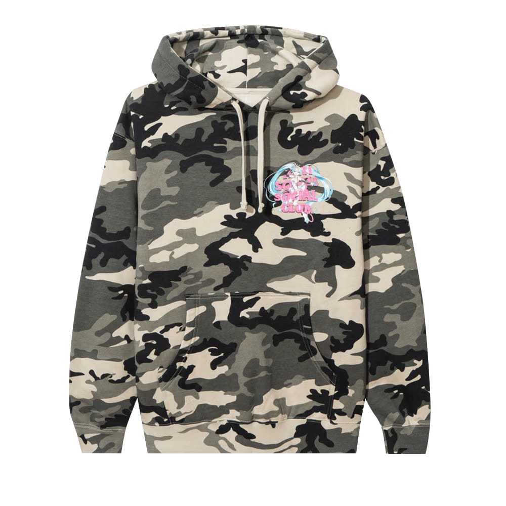 Anti Social Social Club x Good Smile Racing Hatsune Miku Hoodie Camo