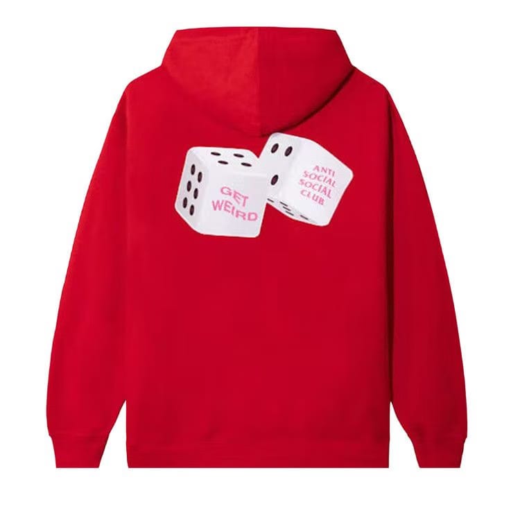 Anti Social Social Club Best Of Luck Hoodie Red