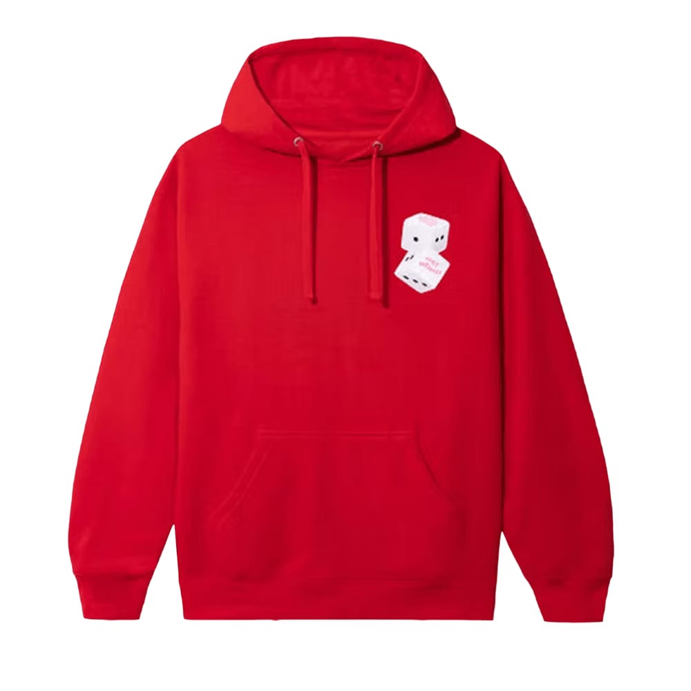 Anti Social Social Club Best Of Luck Hoodie Red