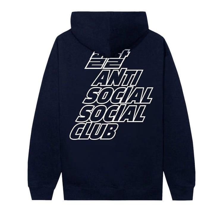 Anti Social Social Club Midnight Club Hoodie Navy