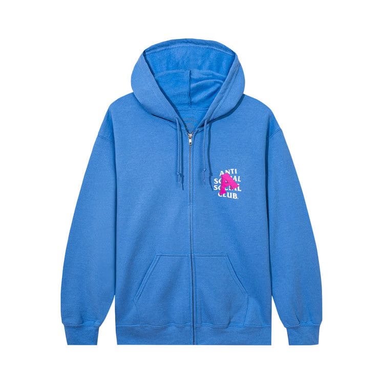 Anti Social Social Club A Is For Zip Hoodie Blue