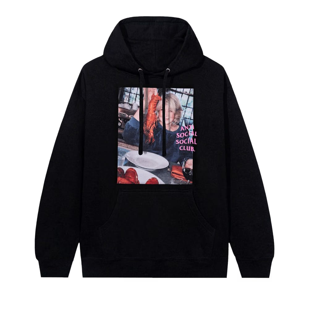 Anti Social Social Club x Martha Stewart Lobster Hoodie Black