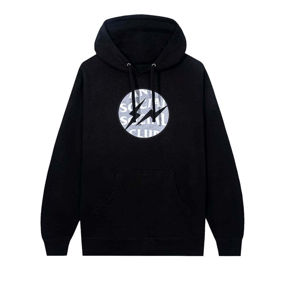 Anti Social Social Club x Fragment Called Interference Hoodie Black