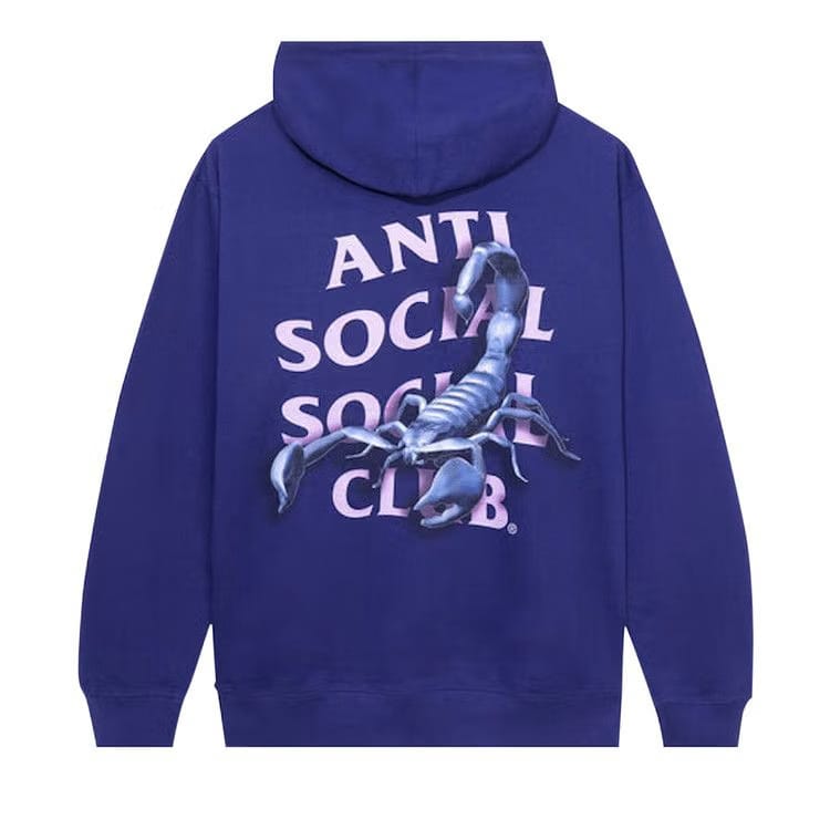 Anti Social Social Club Moodsting Purple Hoodie Purple