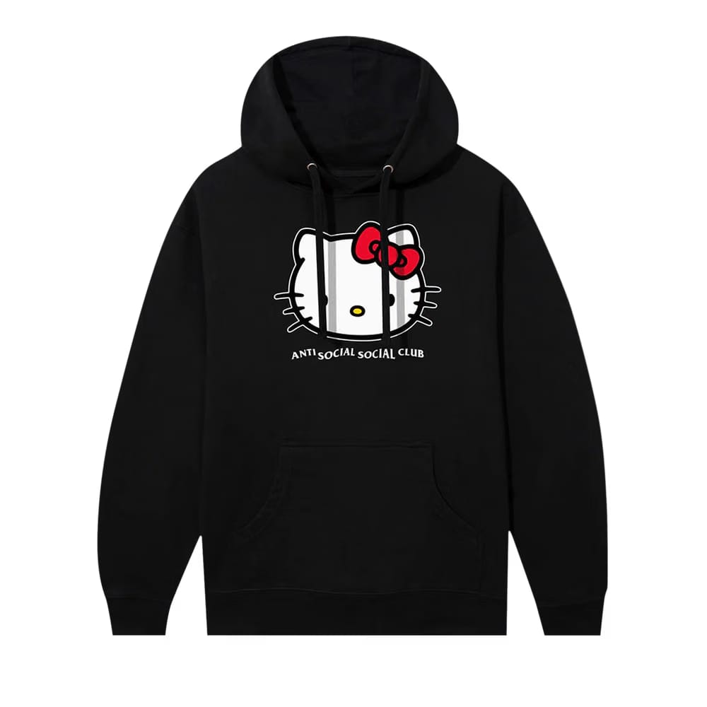 Anti Social Social Club x Hello Kitty Weird Hoodie Black