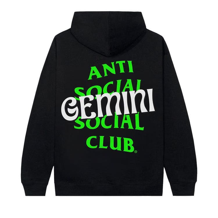 Anti Social Social Club Gemini Hoodie Black