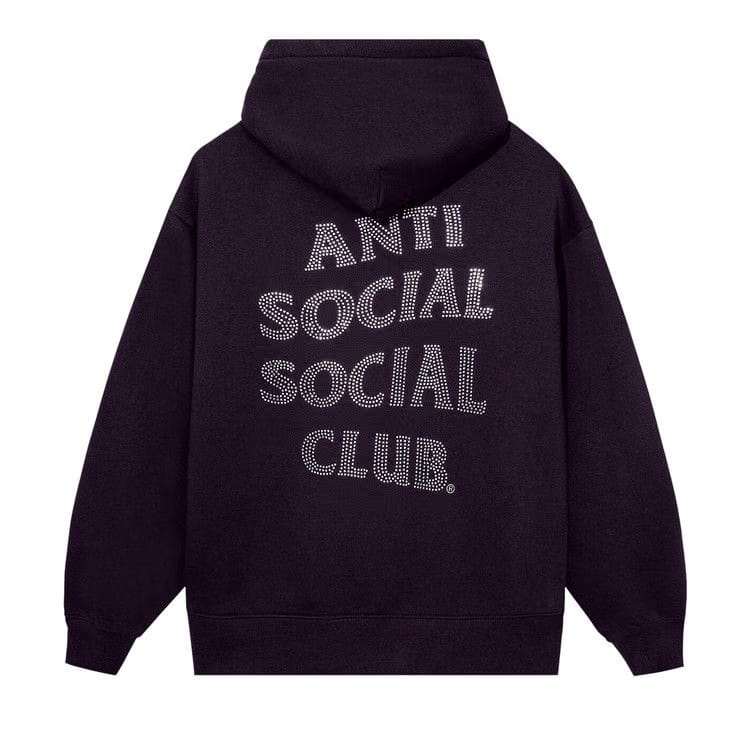 Anti Social Social Club Mind Games Nailhead Hoodie Plum
