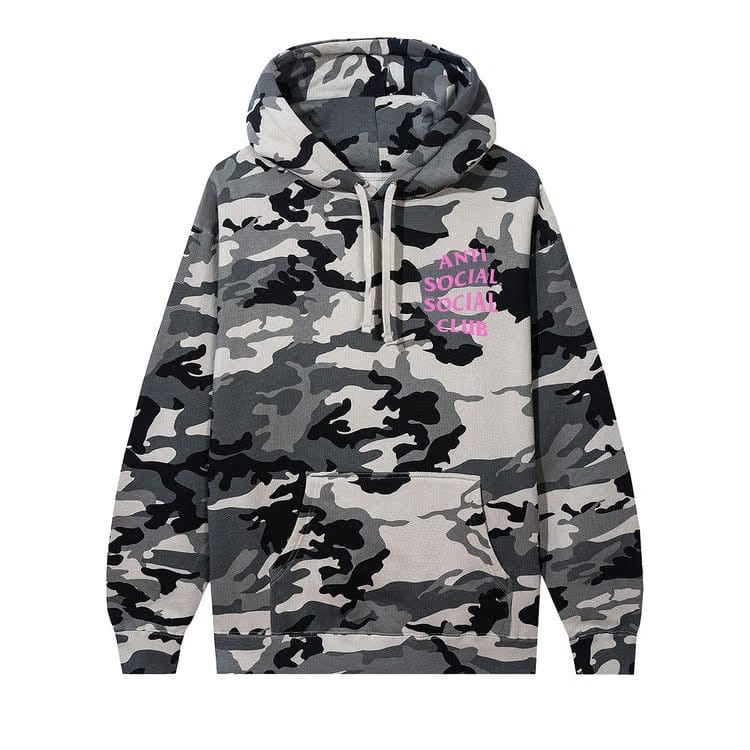 Anti Social Social Club Not Guildan Hoodie Snow Camo