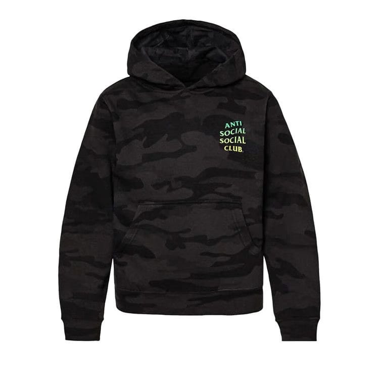 Anti Social Social Club Cancelled Again Hoodie Black Camo