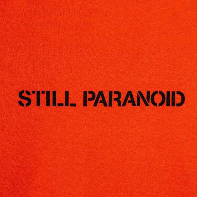 Anti Social Social Club x Undefeated Still Paranoid Hoodie Orange