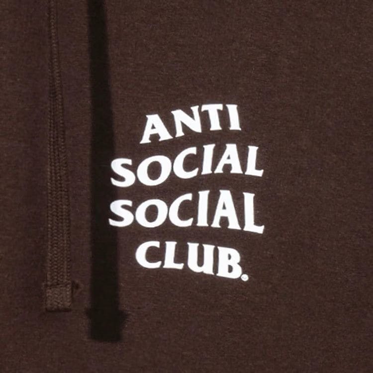 Anti Social Social Club Mind Games Hoodie Brown
