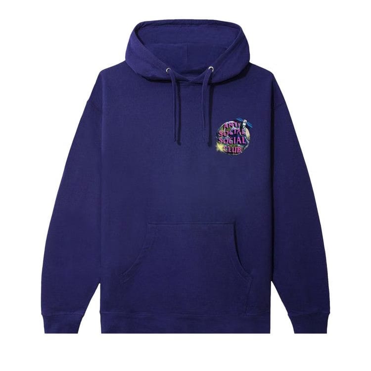 Anti Social Social Club Worldwide Hoodie Purple