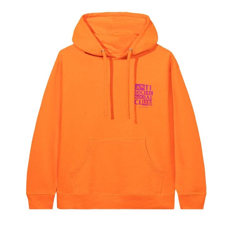 Anti Social Social Club Muted Hoodie Orange