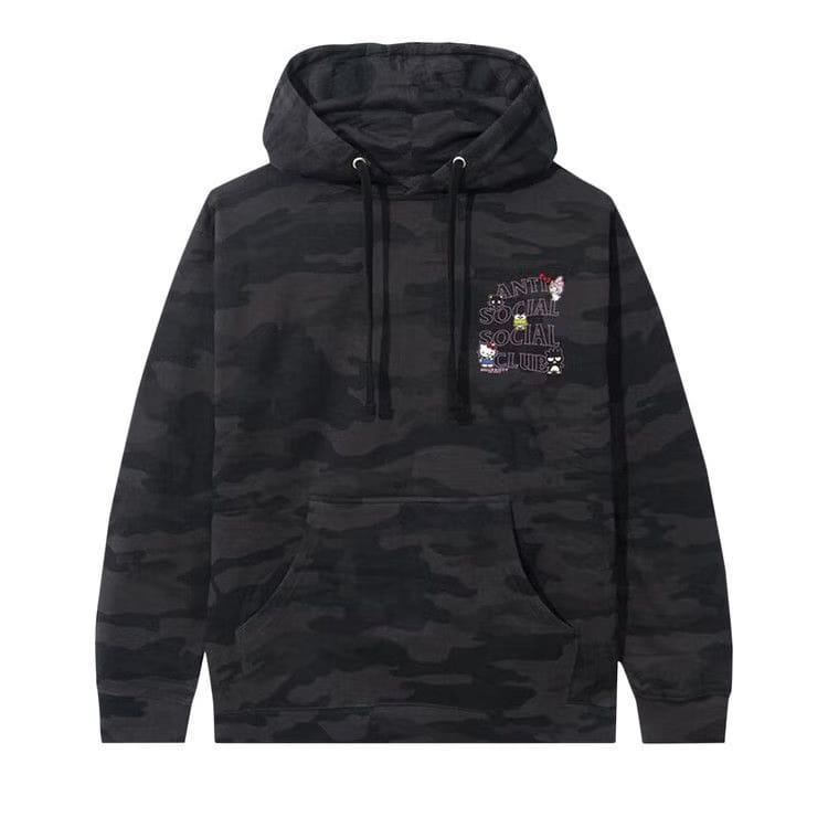 Anti Social Social Club x Hello Kitty And Friends Hoodie Black Camo