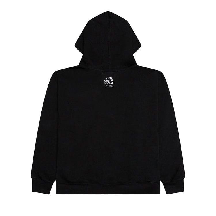 Anti Social Social Club Script Club Hoodie Black