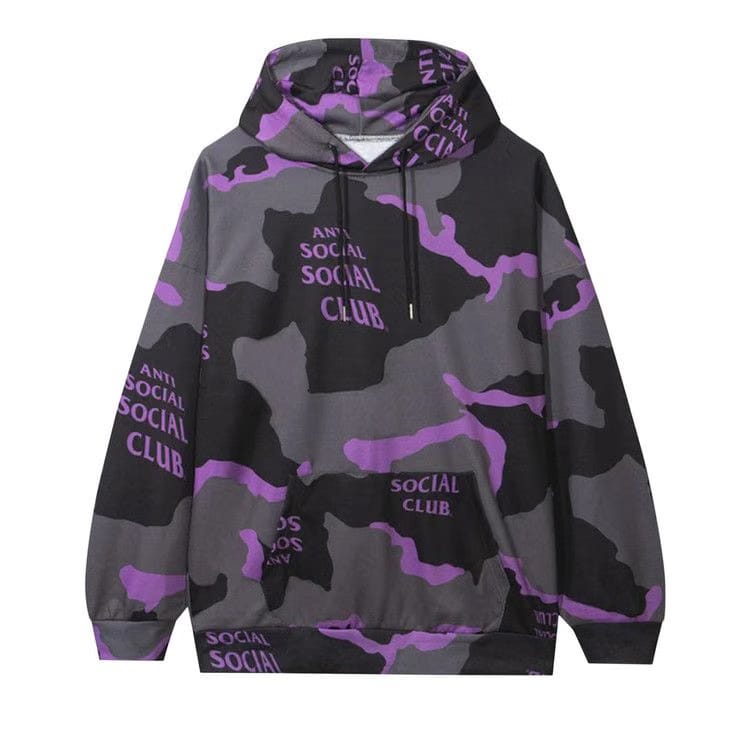 Anti Social Social Club Cotton Candy Hoodie Black Camo