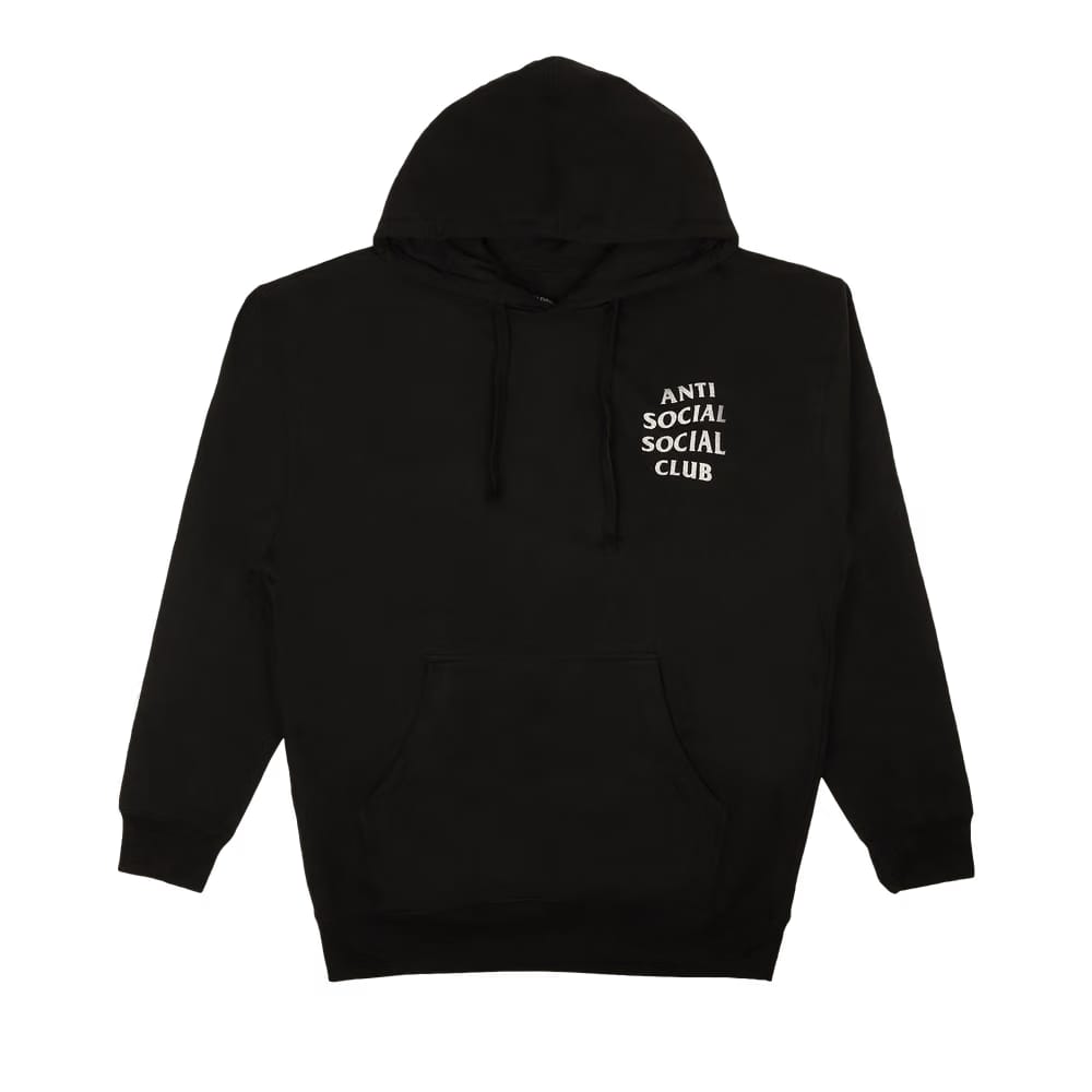 Anti Social Social Club Glitter Blinded Hoodie Black