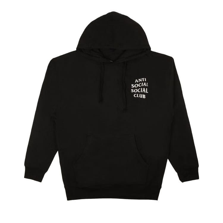 Anti Social Social Club Glitter Blinded Hoodie Black