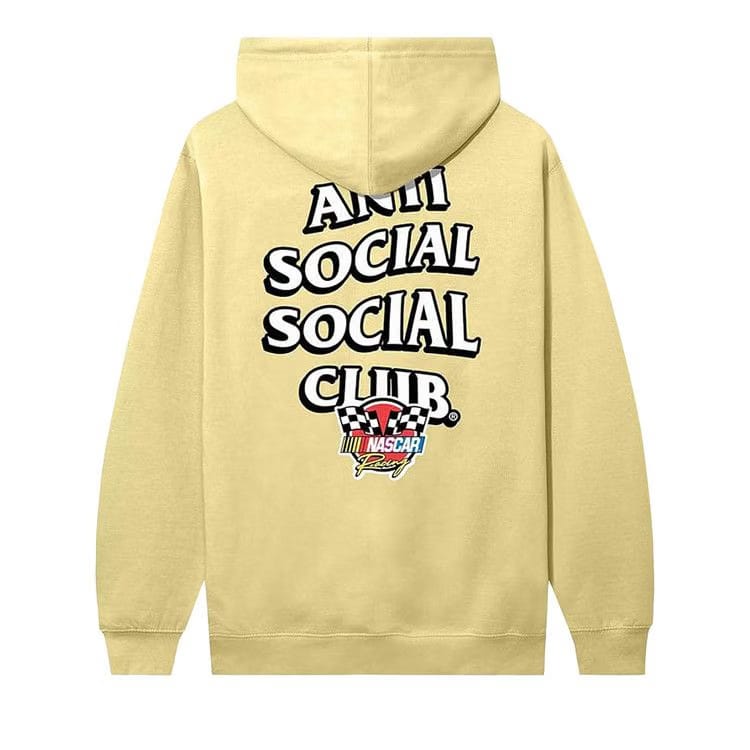Anti Social Social Club x Nascar Motorsport Hoodie Yellow
