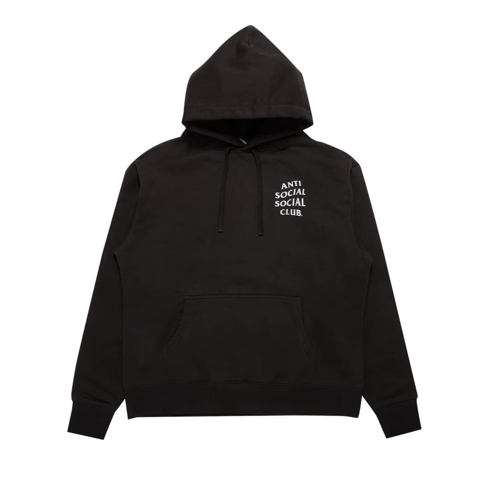 Anti Social Social Club Mind Games Rhinestone Hoodie Black