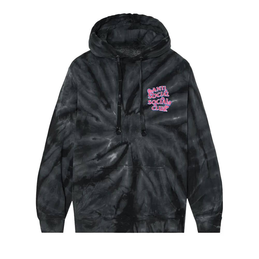 Anti Social Social Club Gelasius Hoodie Black Tie Dye