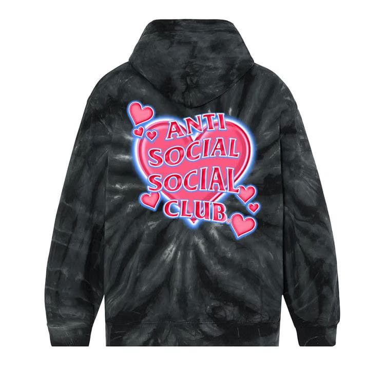 Anti Social Social Club Gelasius Hoodie Black Tie Dye