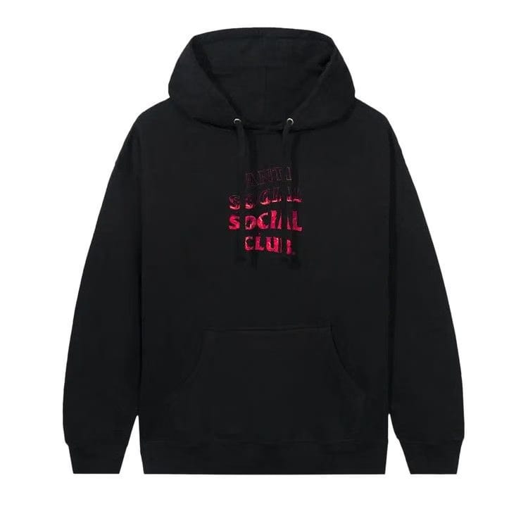 Anti Social Social Club A Fire Inside Hoodie Black/Pink Flame
