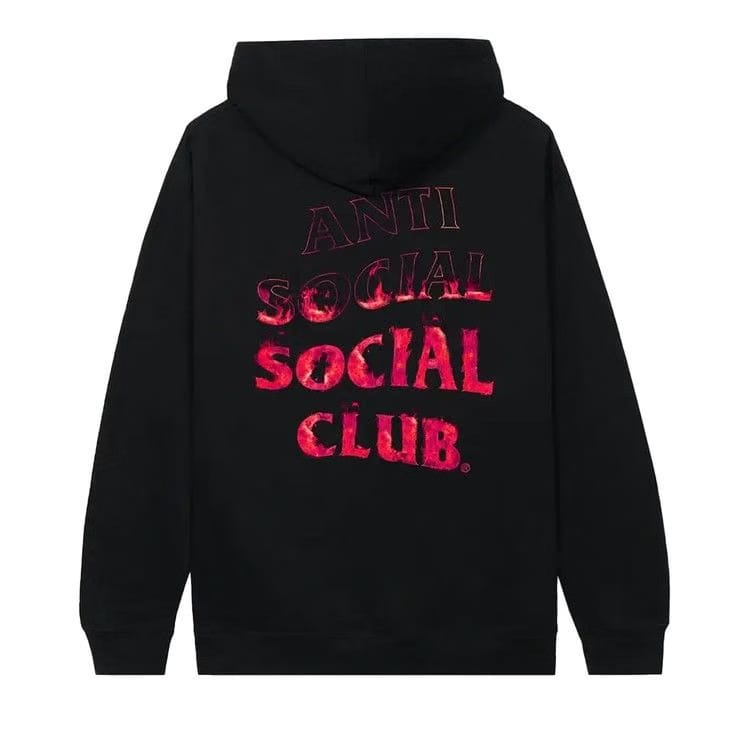 Anti Social Social Club A Fire Inside Hoodie Black/Pink Flame