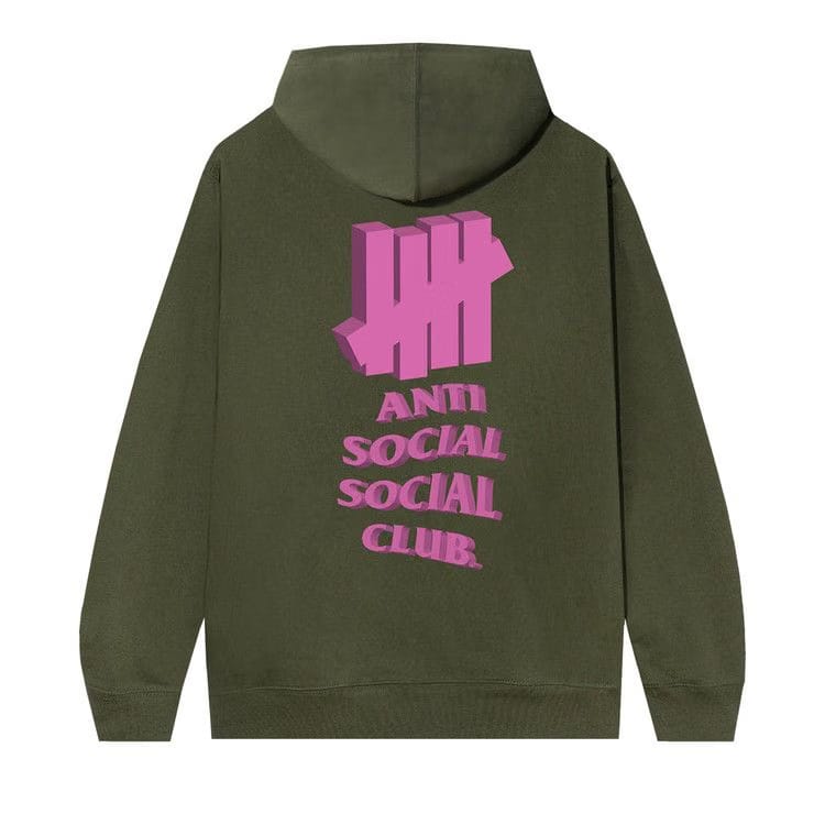 Anti Social Social Club 1st And La Brea Hoodie Army Heather