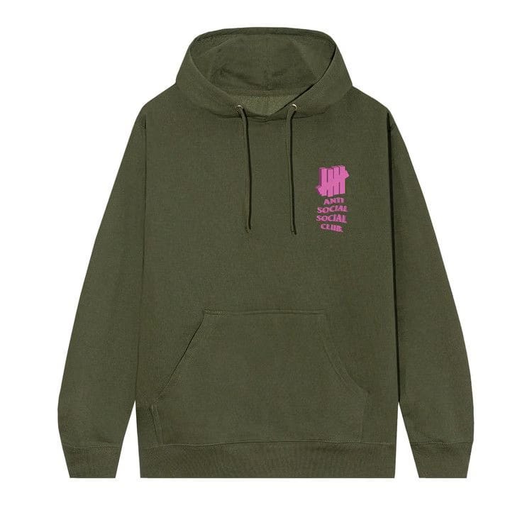Anti Social Social Club 1st And La Brea Hoodie Army Heather