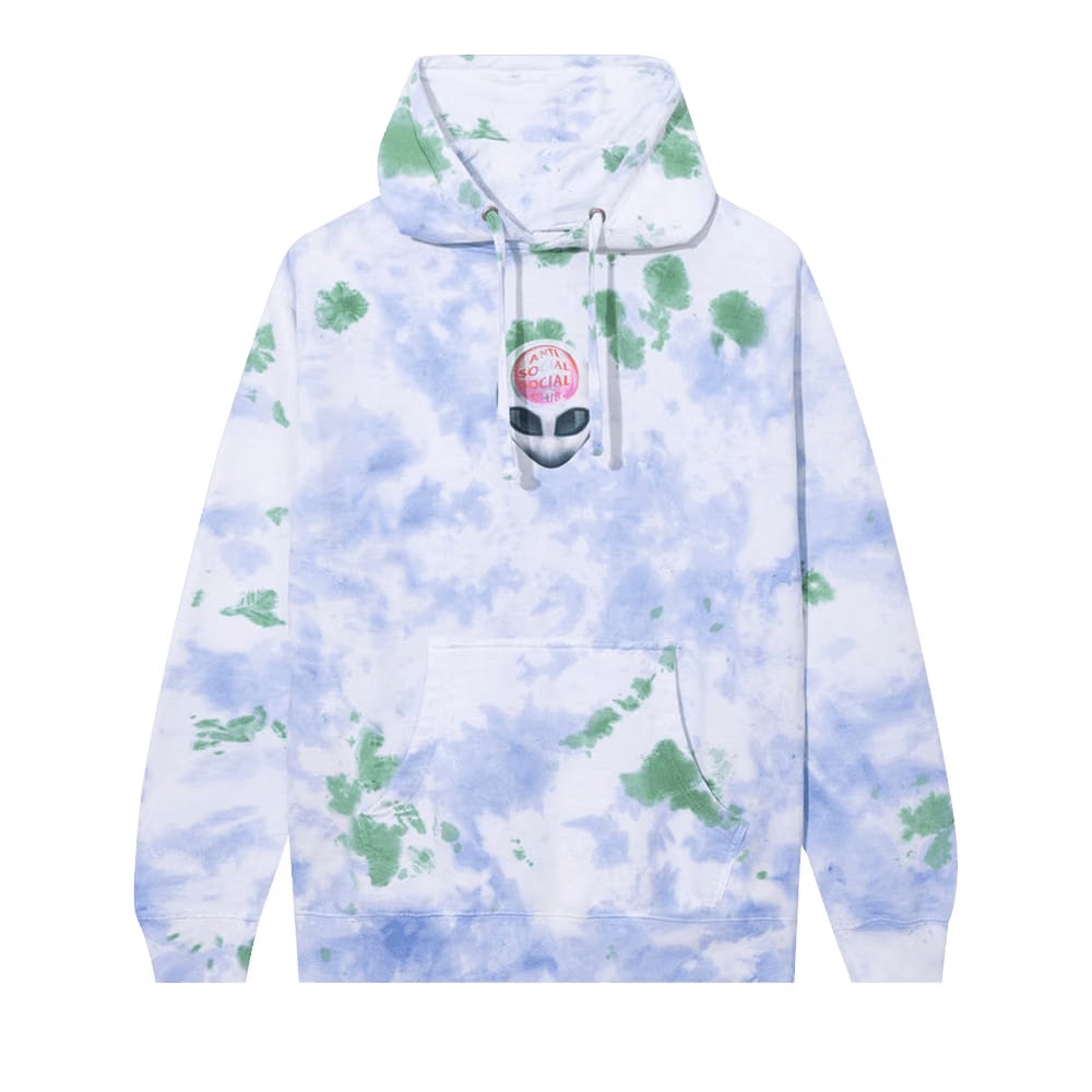 Anti Social Social Club Beyond/Be Good Tie Dye Hoodie White