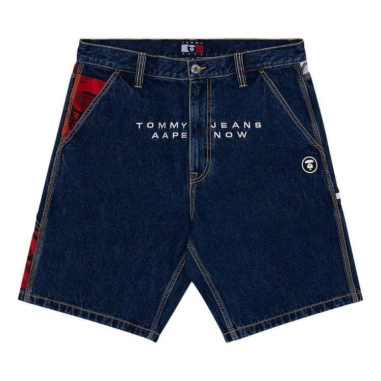 BAPE x Tommy Hilfiger Denim Shorts White
